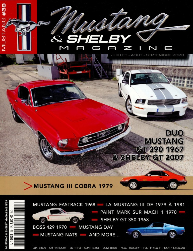 Numéro 39 magazine Mustang & Shelby Magazine