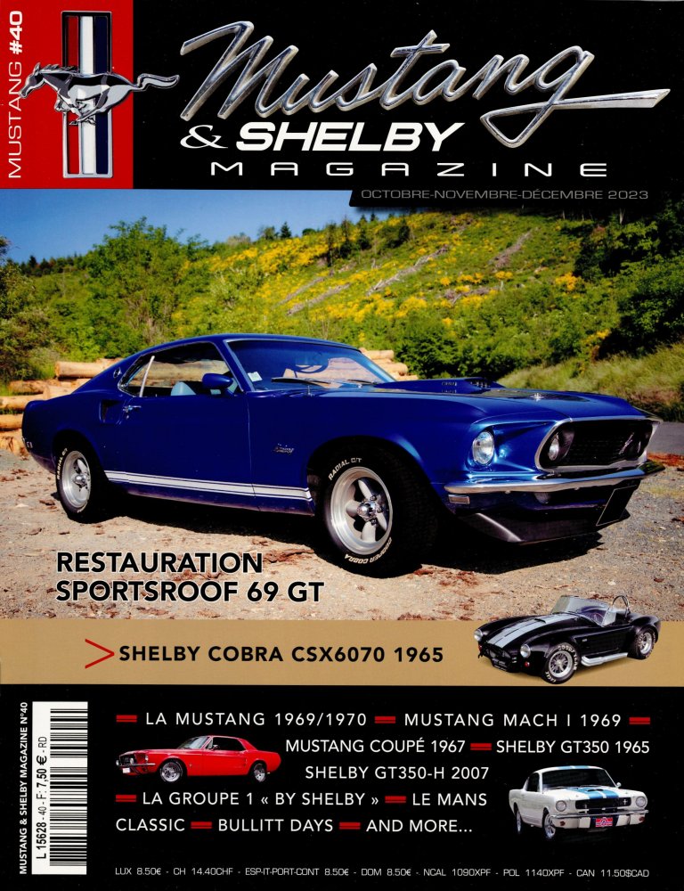 Numéro 40 magazine Mustang & Shelby Magazine
