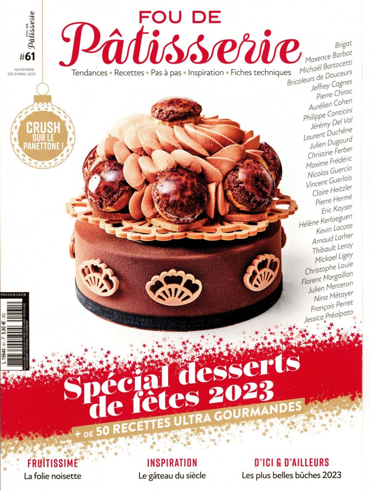 Numéro 61 magazine Fou de Pâtisserie