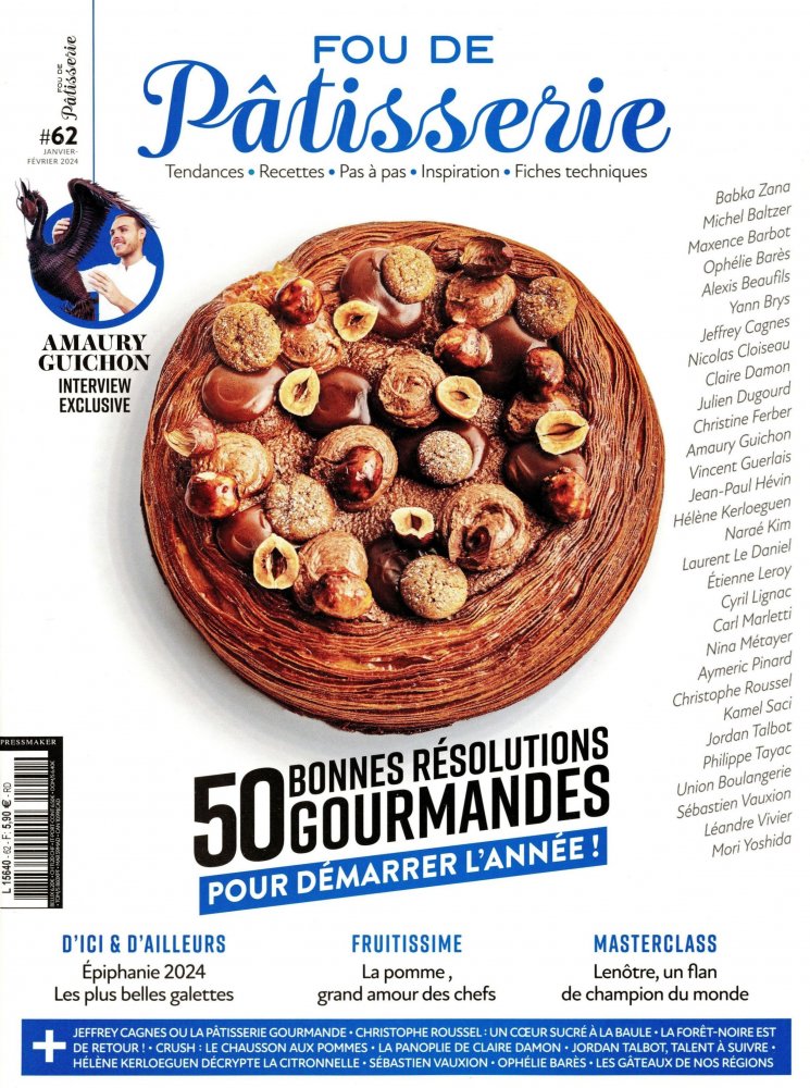 Numéro 62 magazine Fou de Pâtisserie