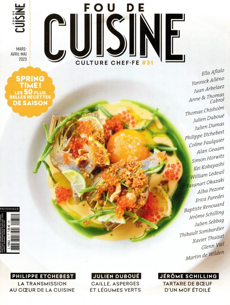 Numéro 31 magazine Fou de Cuisine