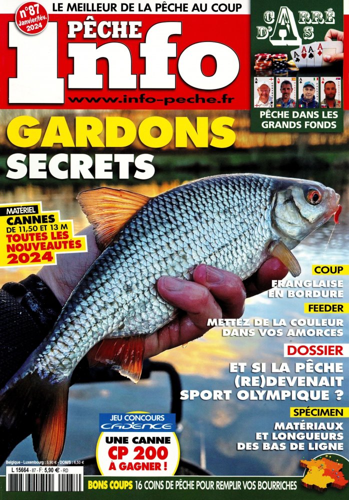 Numéro 87 magazine Info Pêche