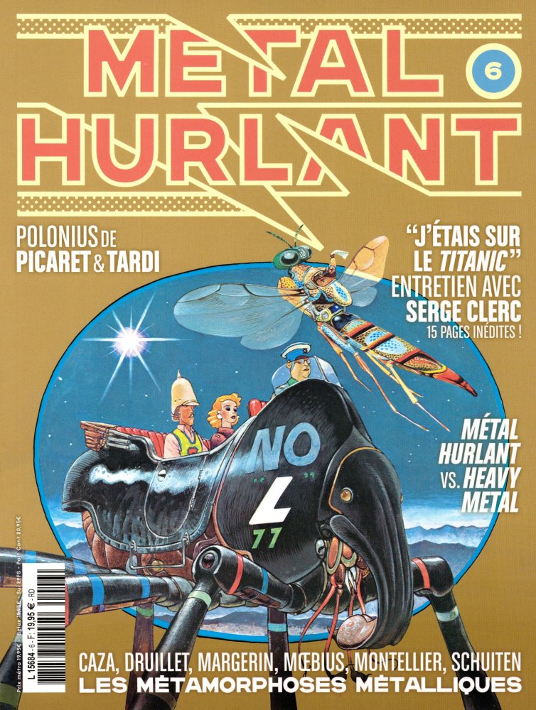 Numéro 6 magazine METAL HURLANT