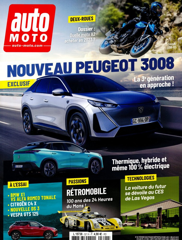 Numéro 321 magazine Auto Moto