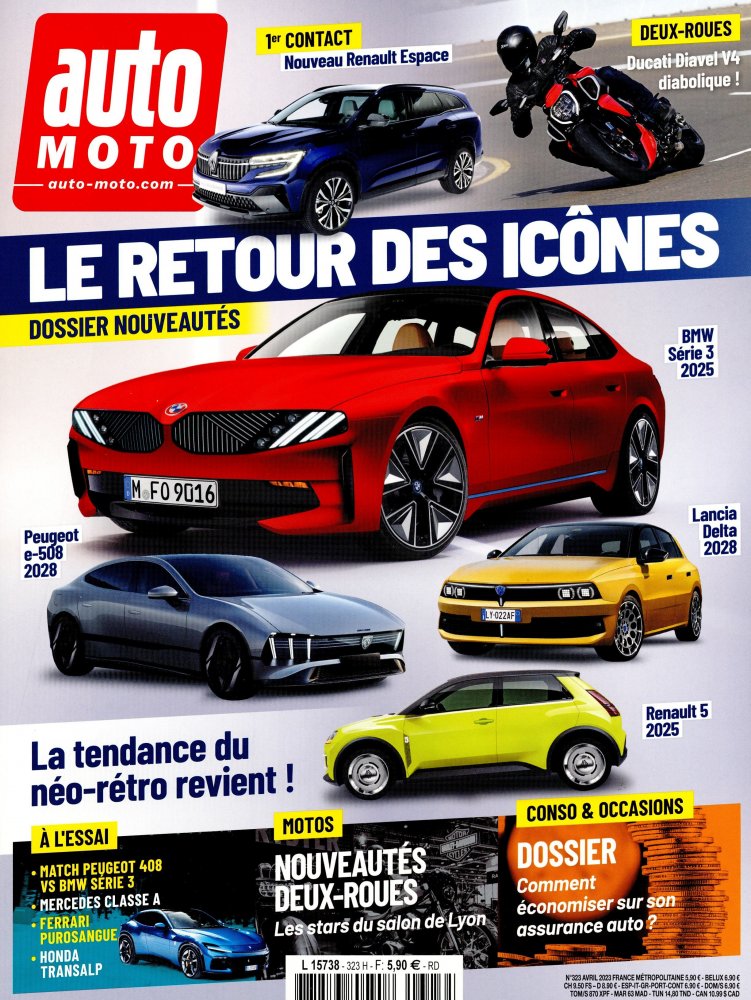 Numéro 323 magazine Auto Moto