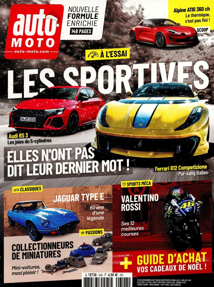 Numéro 308 magazine Auto Moto