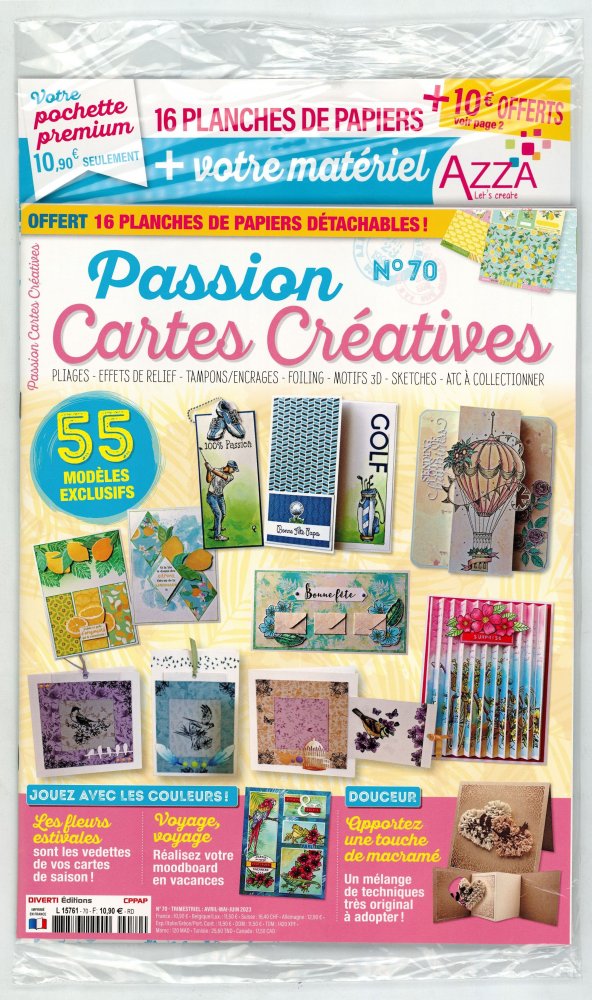 Numéro 70 magazine Passion Cartes Créatives