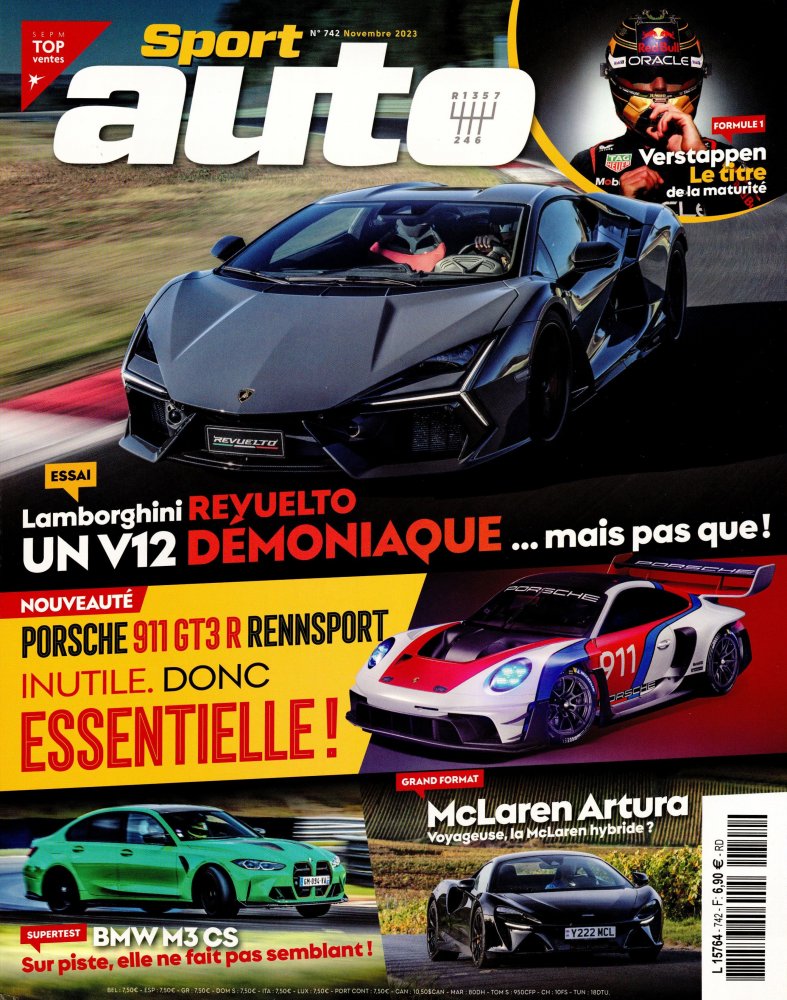 Numéro 742 magazine Sport Auto