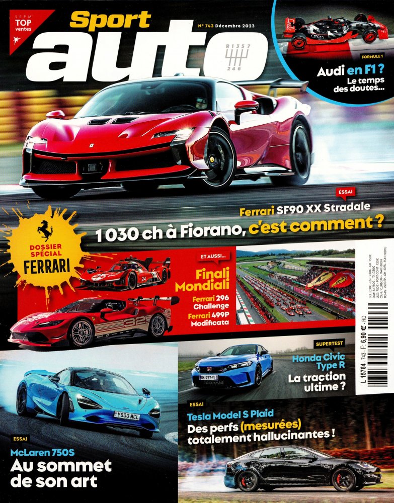 Numéro 743 magazine Sport Auto