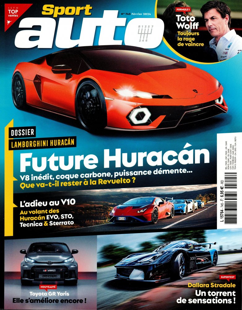 Numéro 745 magazine Sport Auto