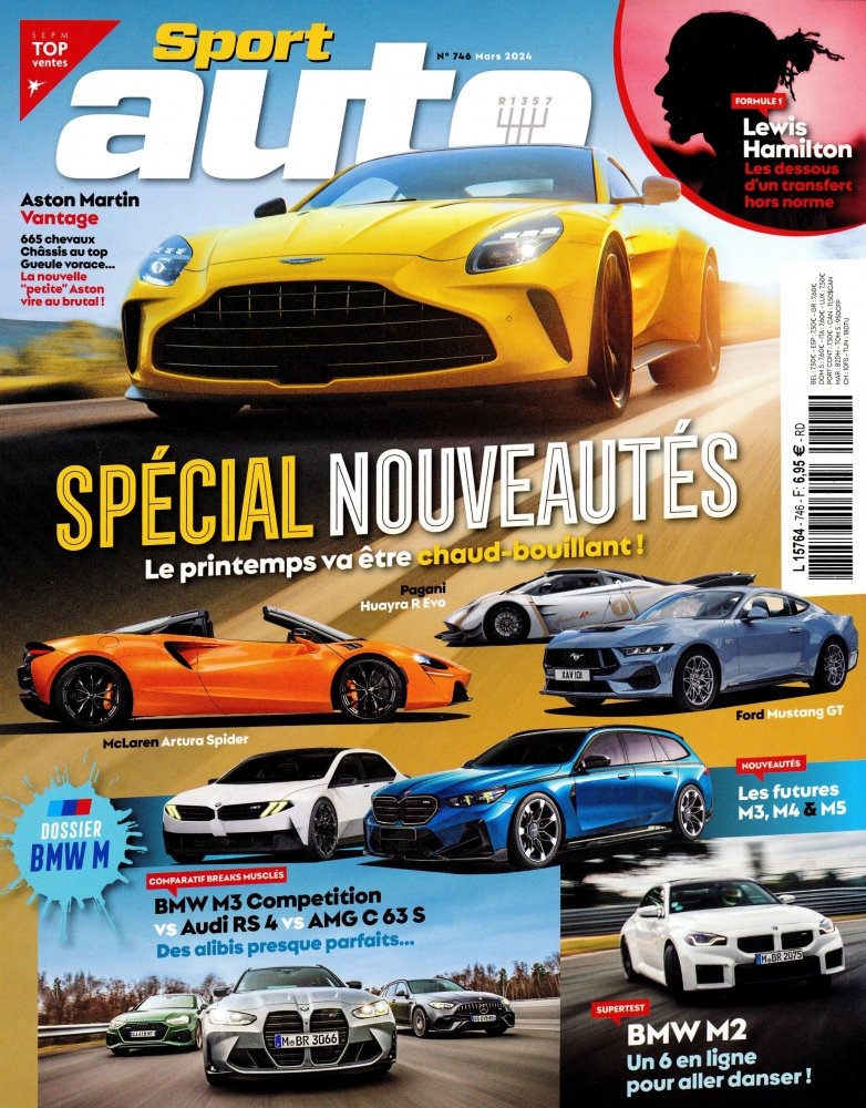 Numéro 746 magazine Sport Auto