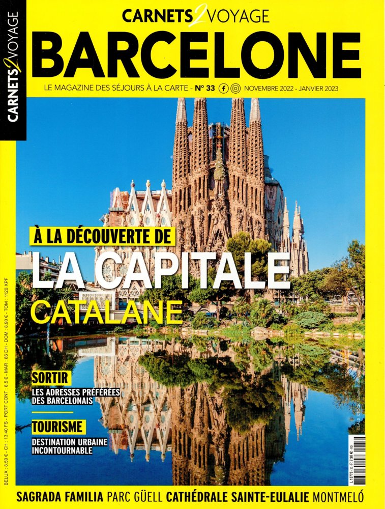Numéro 33 magazine Carnet Voyage Barcelone