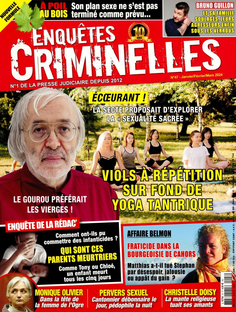 Numéro 47 magazine Enquêtes Criminelles