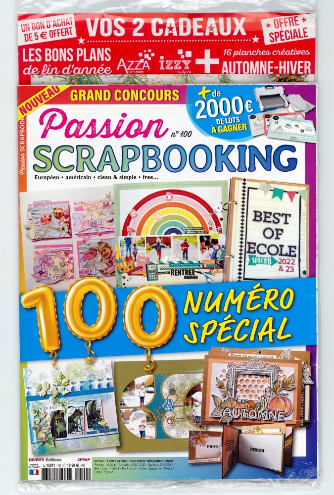 Numéro 100 magazine Passion Scrapbooking