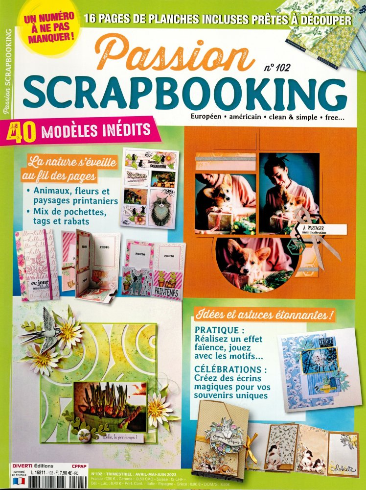 Numéro 102 magazine Passion Scrapbooking