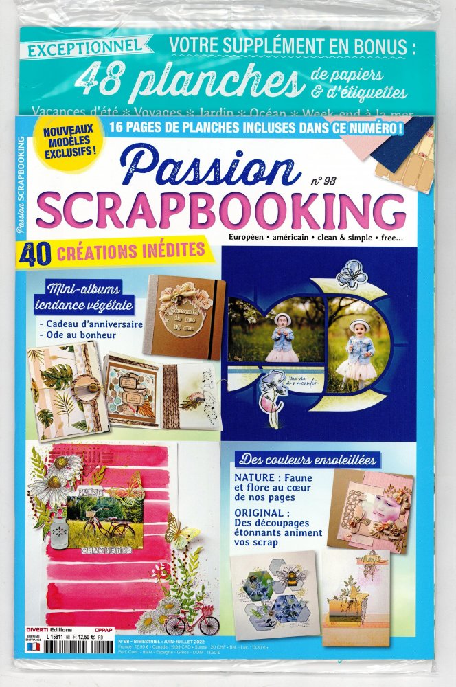 Numéro 98 magazine Passion Scrapbooking