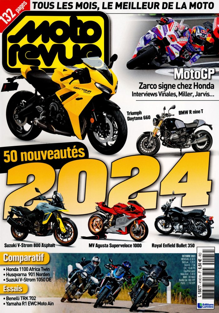 Numéro 4143 magazine Moto Revue