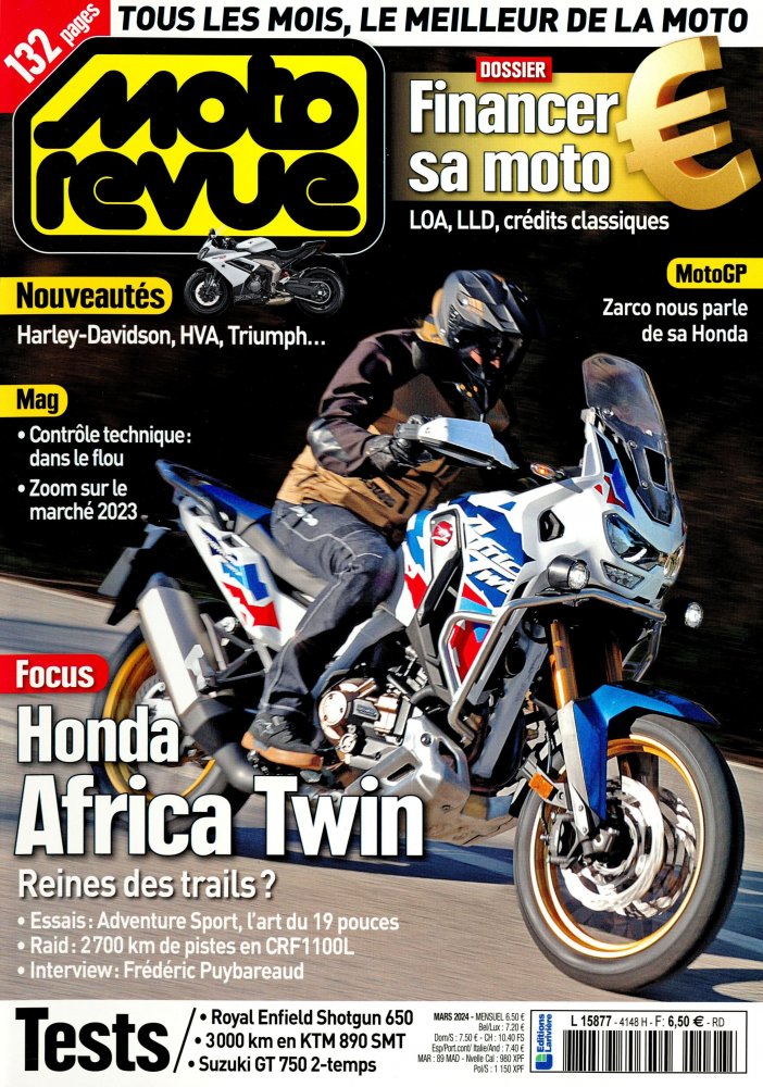 Numéro 4148 magazine Moto Revue