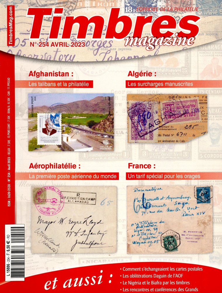 Numéro 254 magazine Timbres Magazine