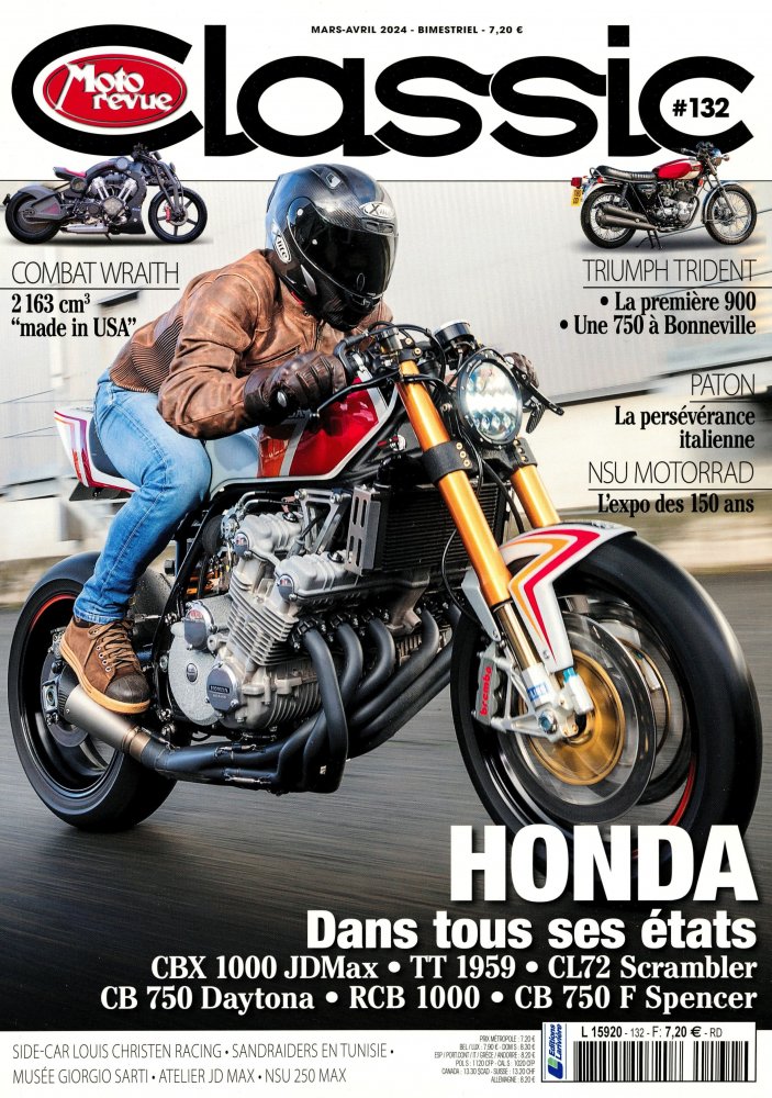 Numéro 132 magazine Moto Revue Classic