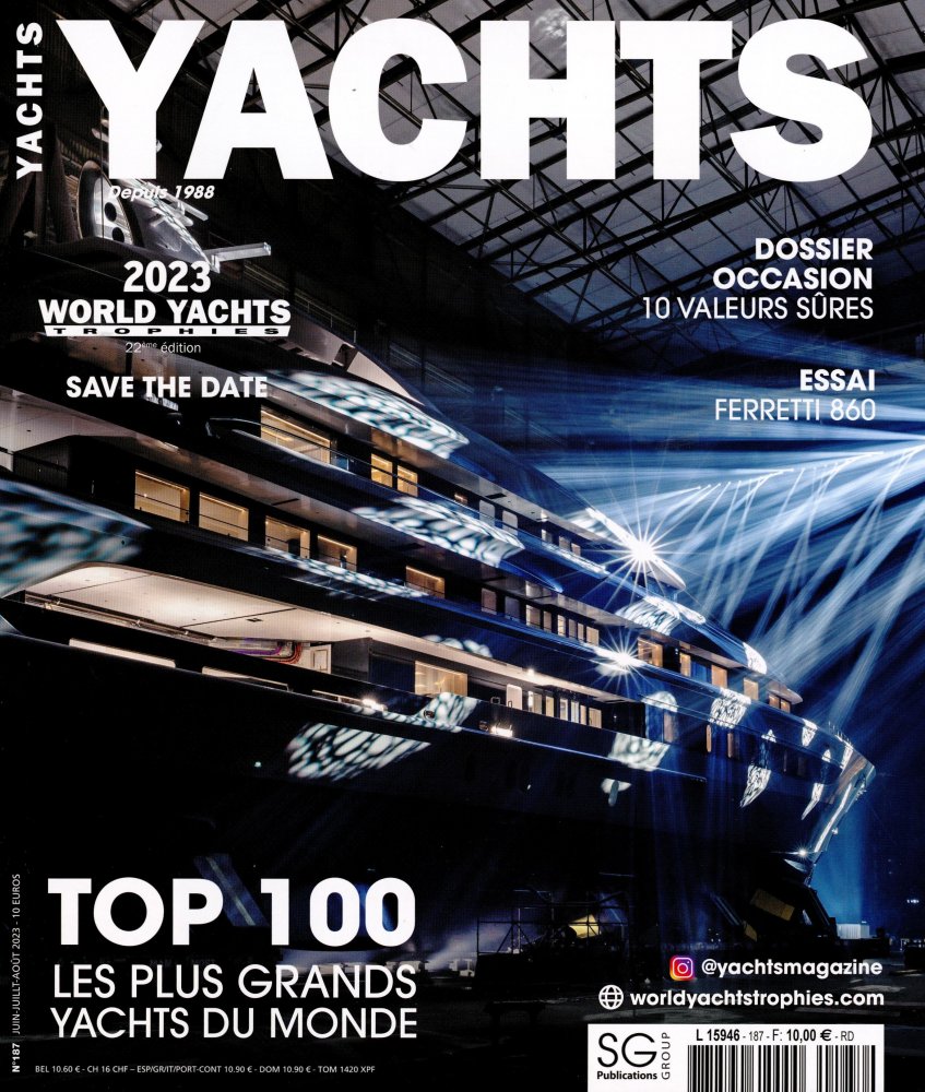 Numéro 187 magazine Yachts France