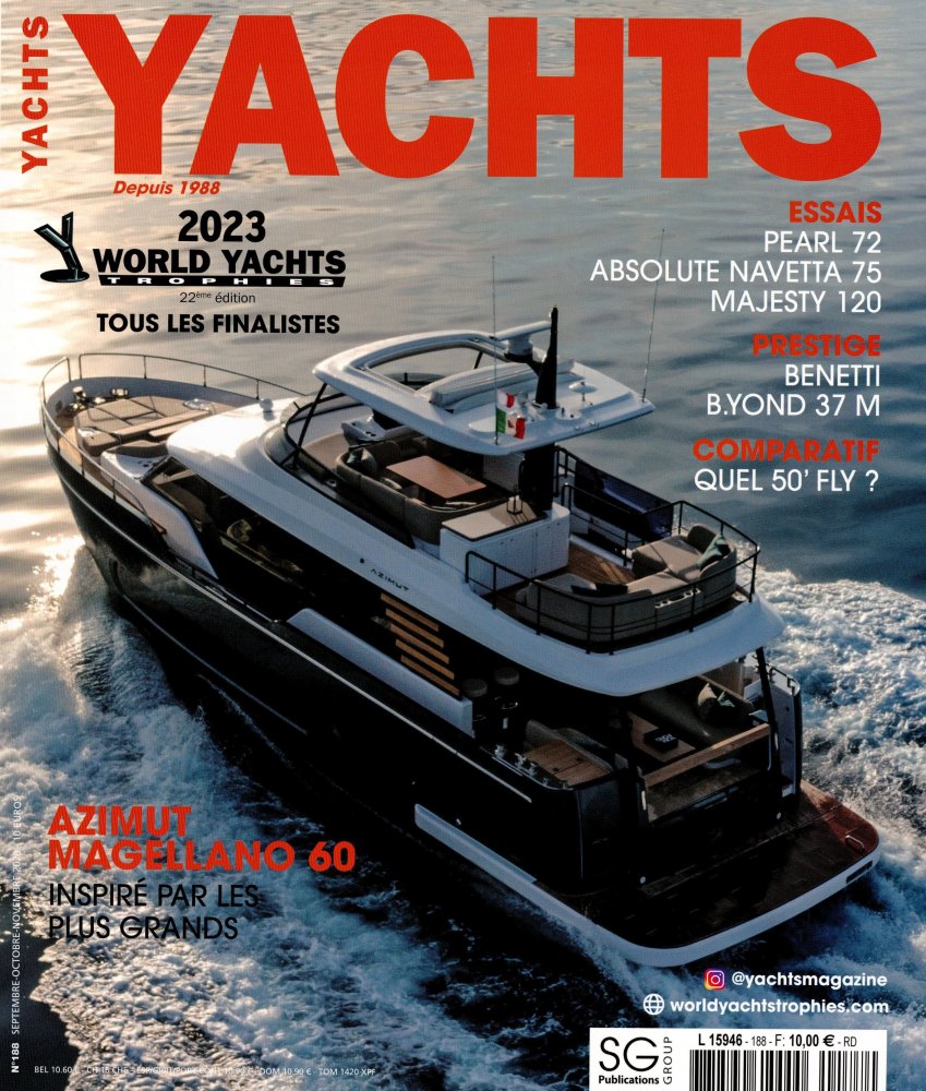 Numéro 188 magazine Yachts France