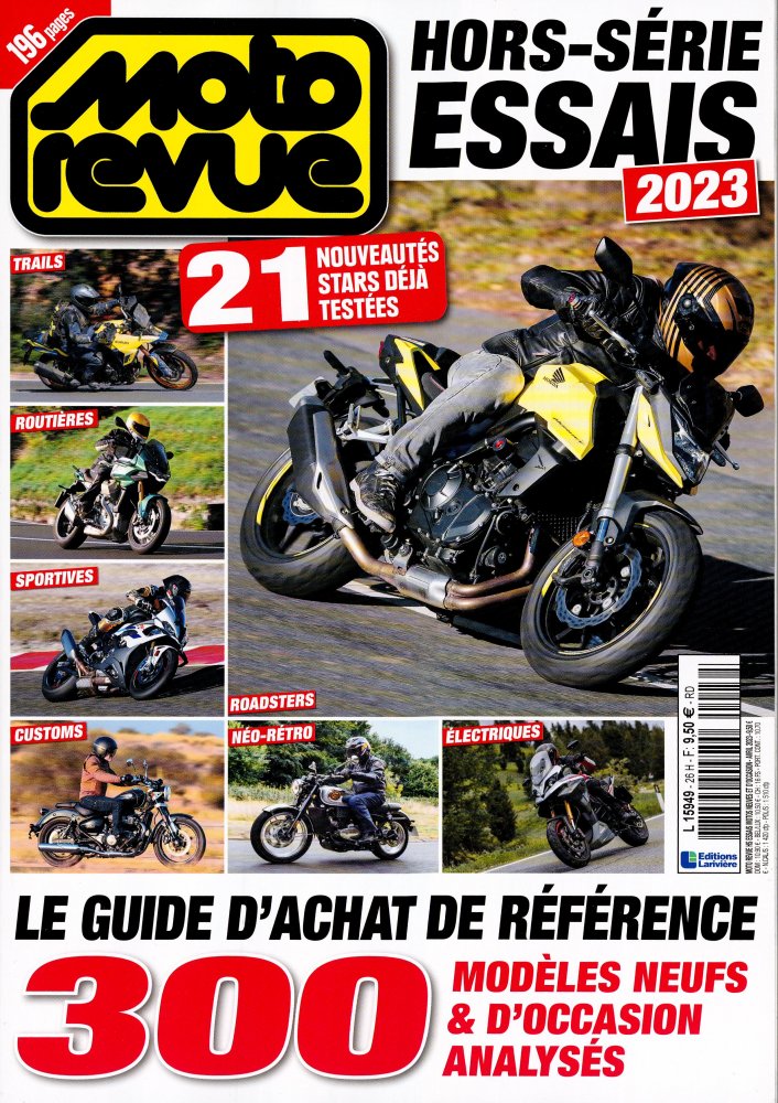 Numéro 26 magazine Moto Revue Hors-Série Essais 2023