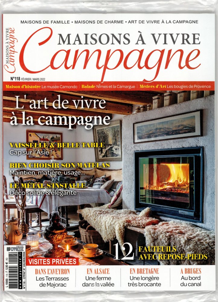 Numéro 118 magazine Maisons à Vivre Campagne + 2ème Magazine