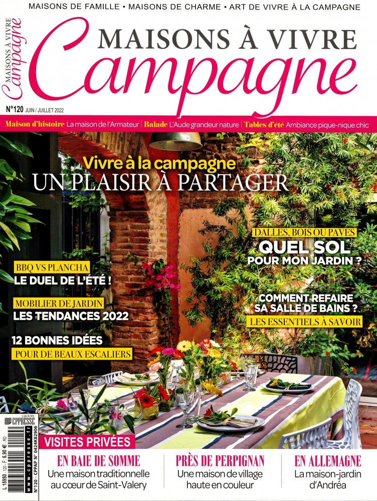 Numéro 120 magazine Maisons à Vivre Campagne + 2ème Magazine