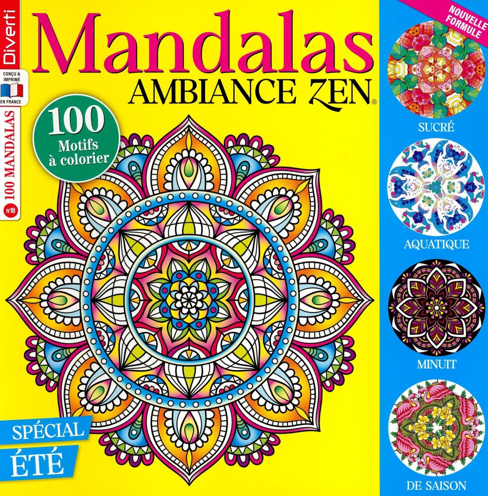 Numéro 18 magazine Diverti Mandalas Ambiance Zen