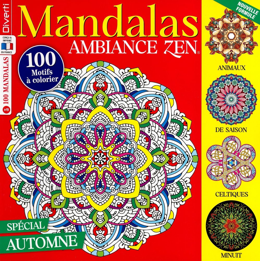 Numéro 19 magazine Diverti Mandalas Ambiance Zen
