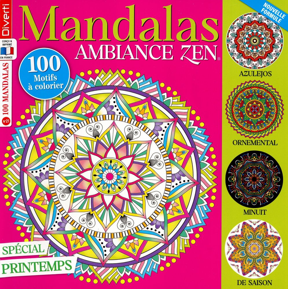 Numéro 21 magazine Diverti Mandalas Ambiance Zen