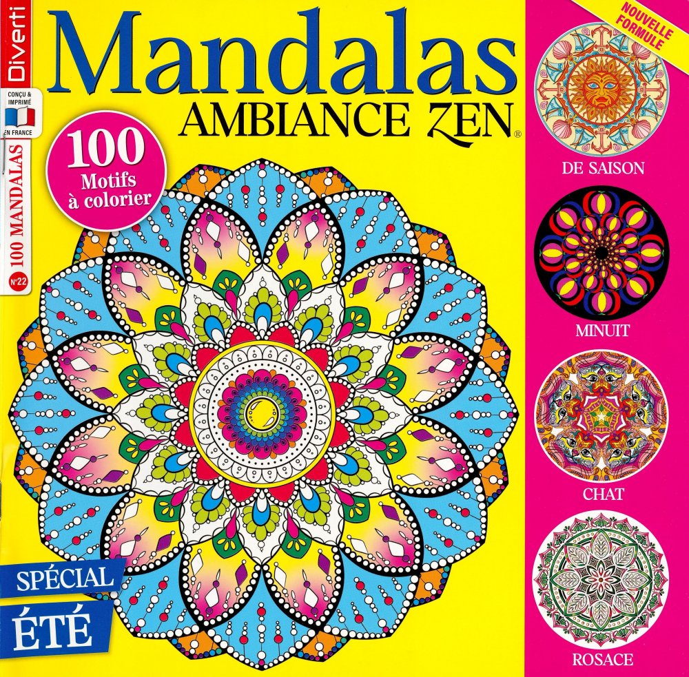 Numéro 22 magazine Diverti Mandalas Ambiance Zen