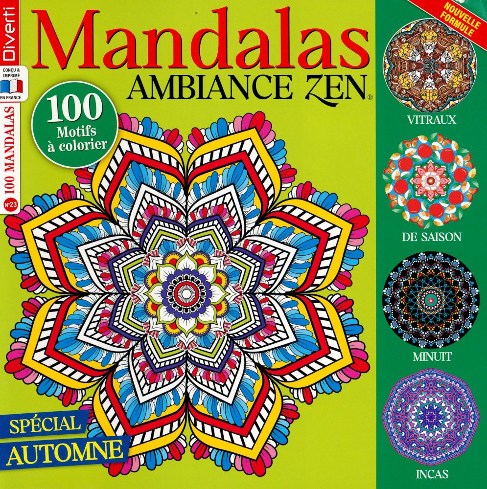 Numéro 23 magazine Diverti Mandalas Ambiance Zen