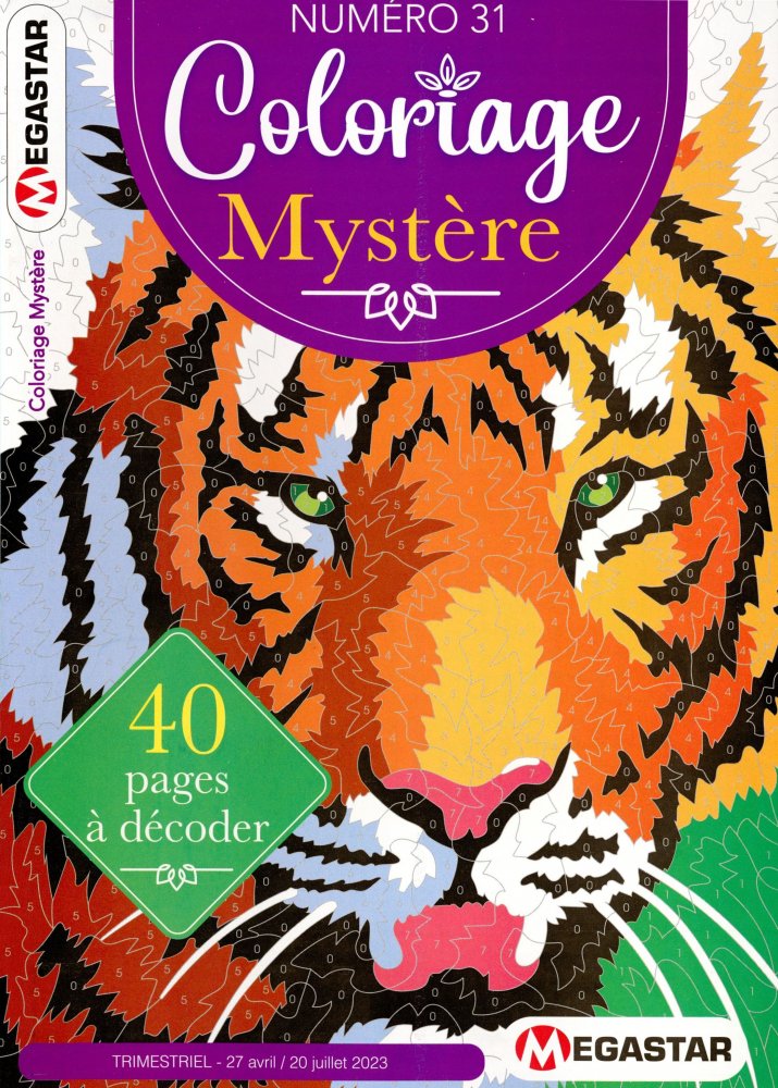 Numéro 31 magazine MG Coloriage Mystère