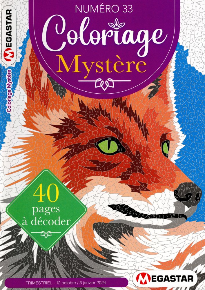 Numéro 33 magazine MG Coloriage Mystère