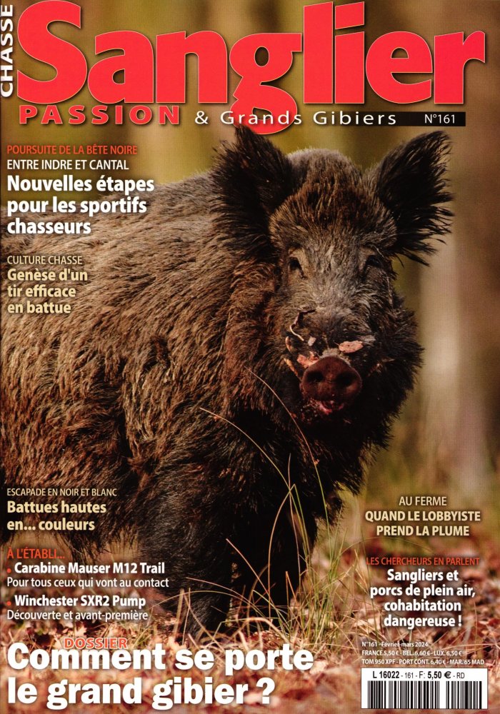 Numéro 161 magazine Chasse Sanglier Passion & Grands Gibiers