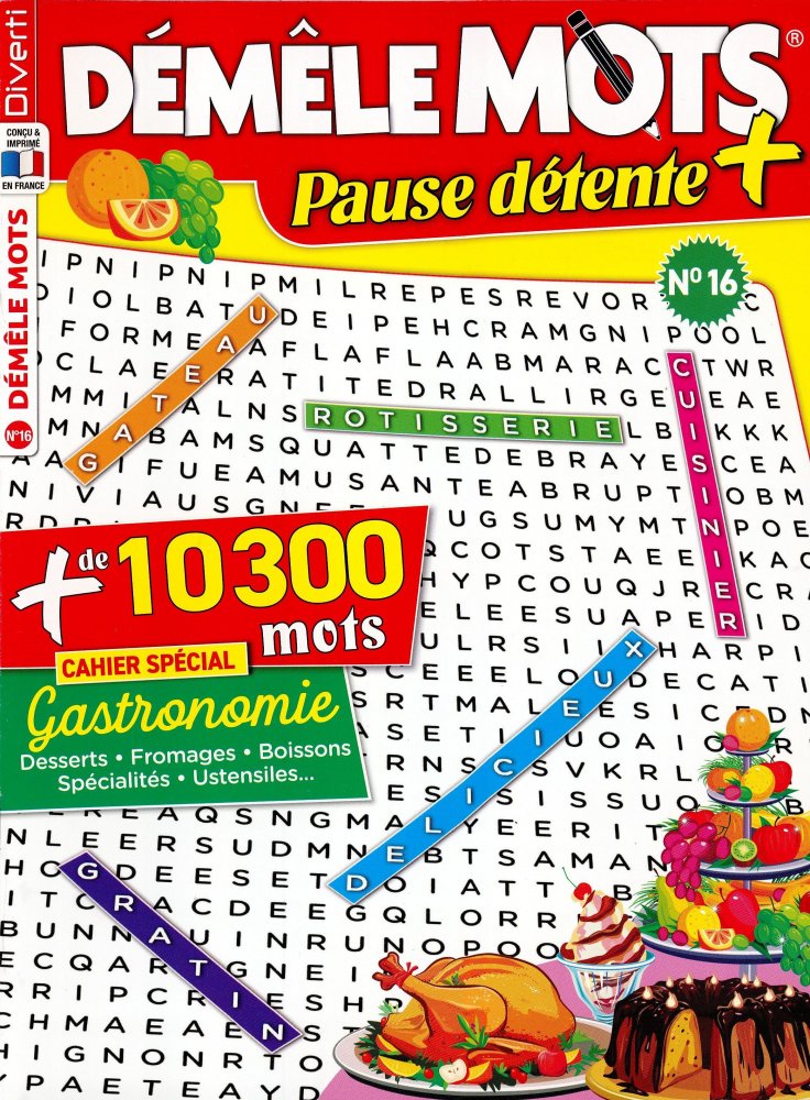 Numéro 16 magazine Diverti Démêle Mots Pause détente +