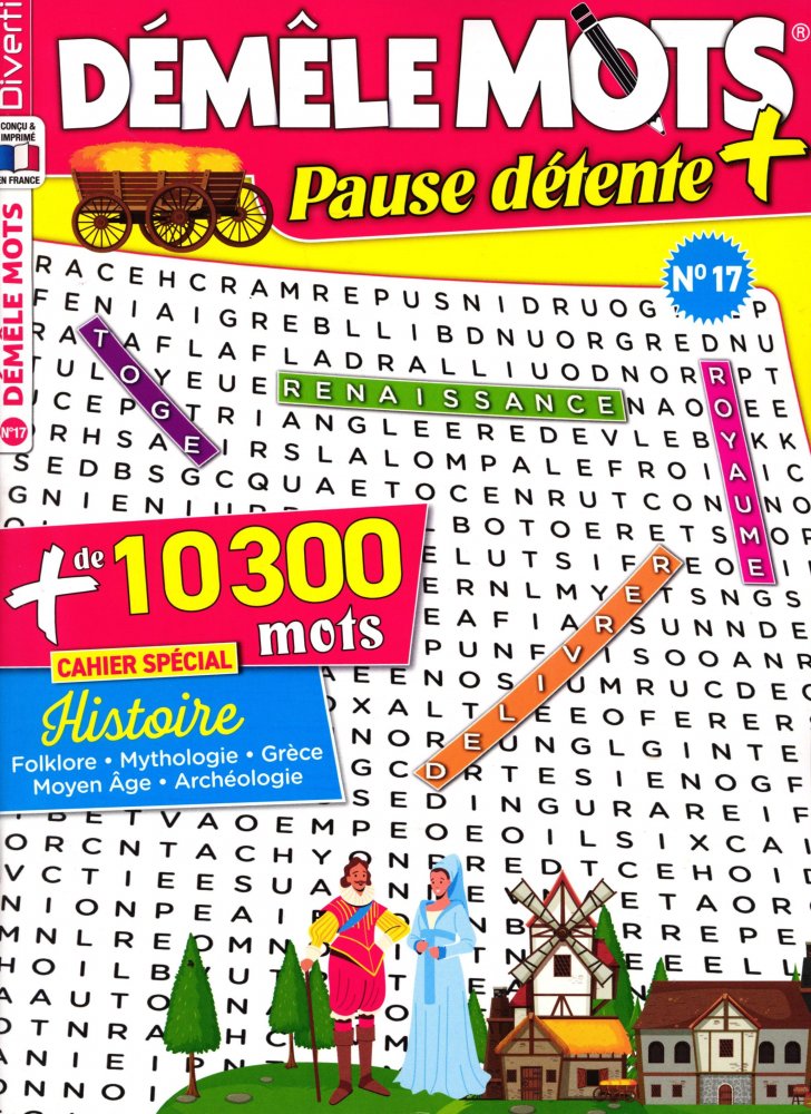 Numéro 17 magazine Diverti Démêle Mots Pause détente +