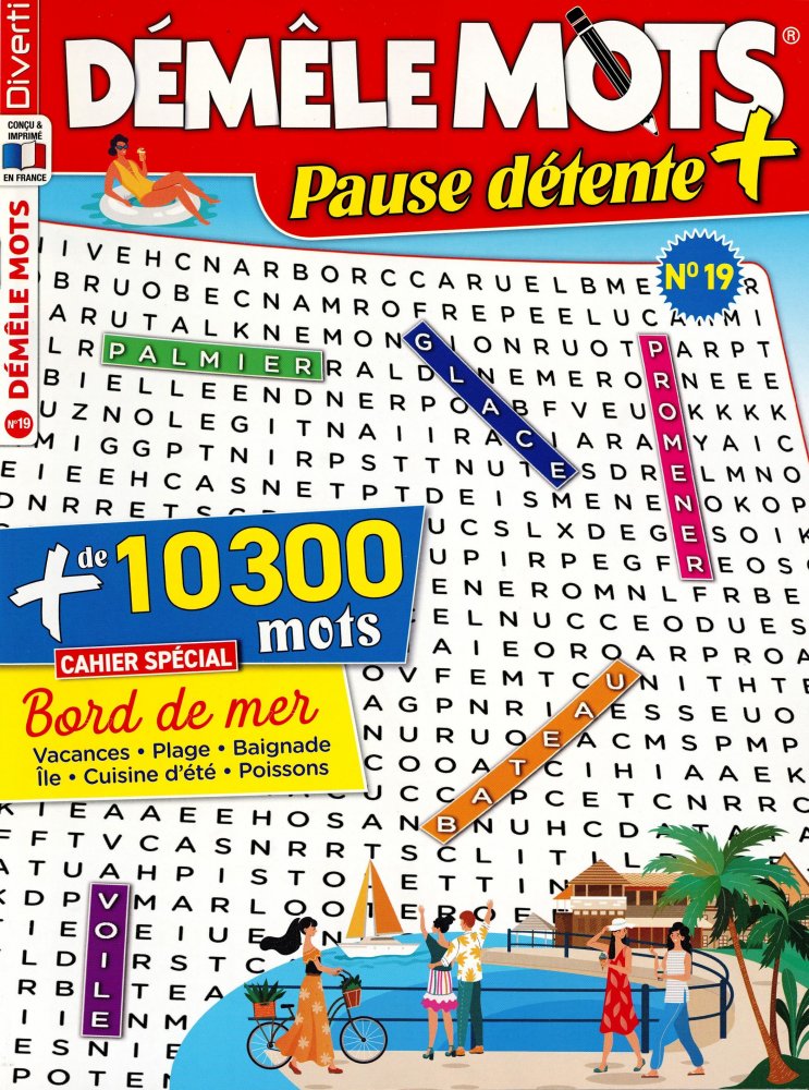 Numéro 19 magazine Diverti Démêle Mots Pause détente +