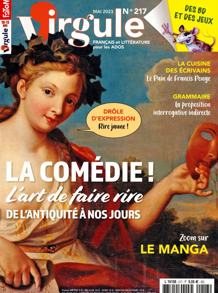 Numéro 217 magazine Virgule