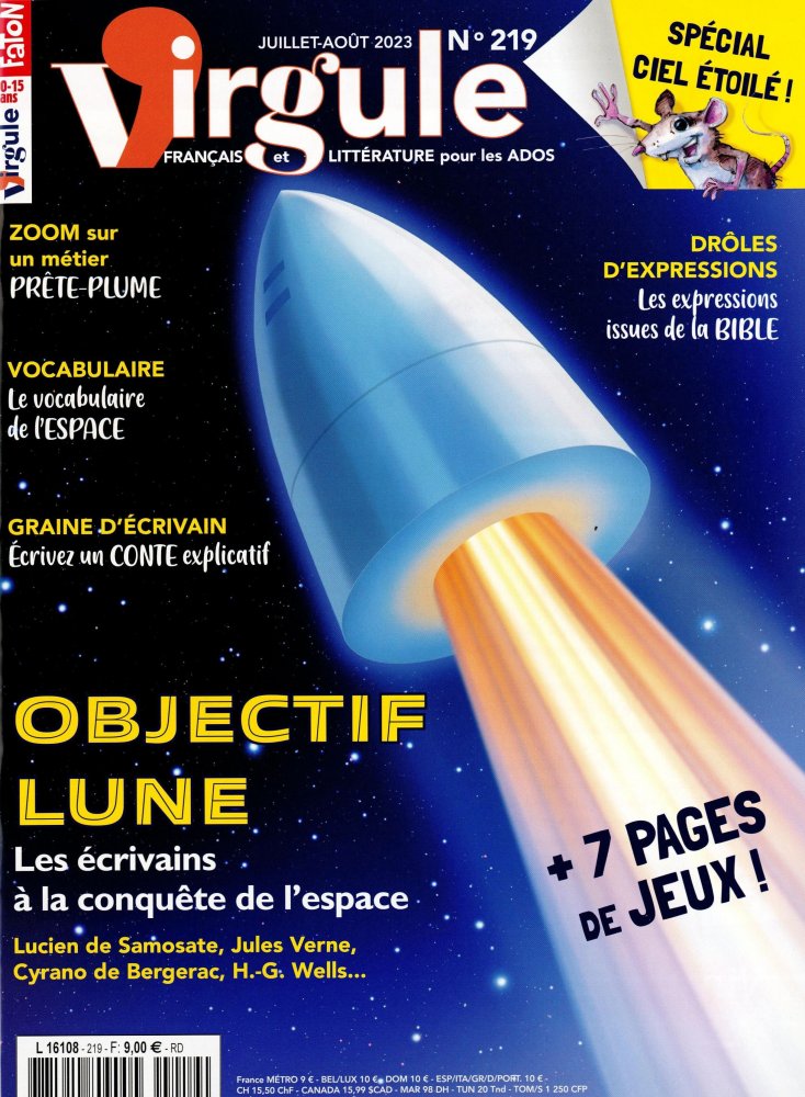 Numéro 219 magazine Virgule