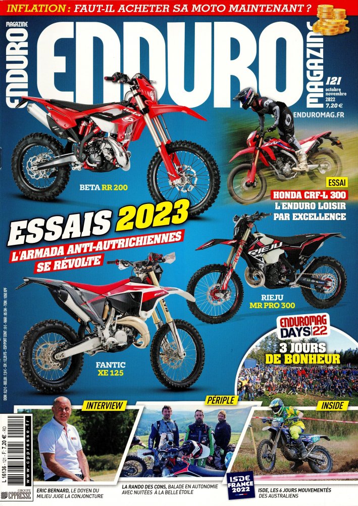 Numéro 121 magazine Enduro Magazine