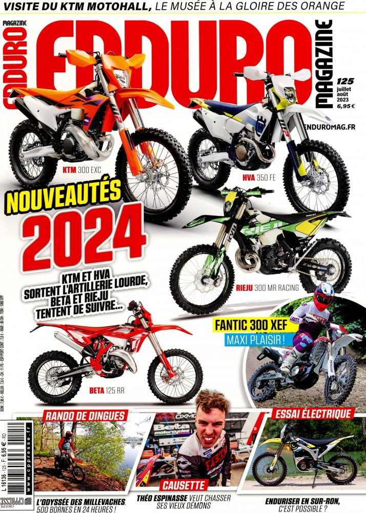 Numéro 125 magazine Enduro Magazine