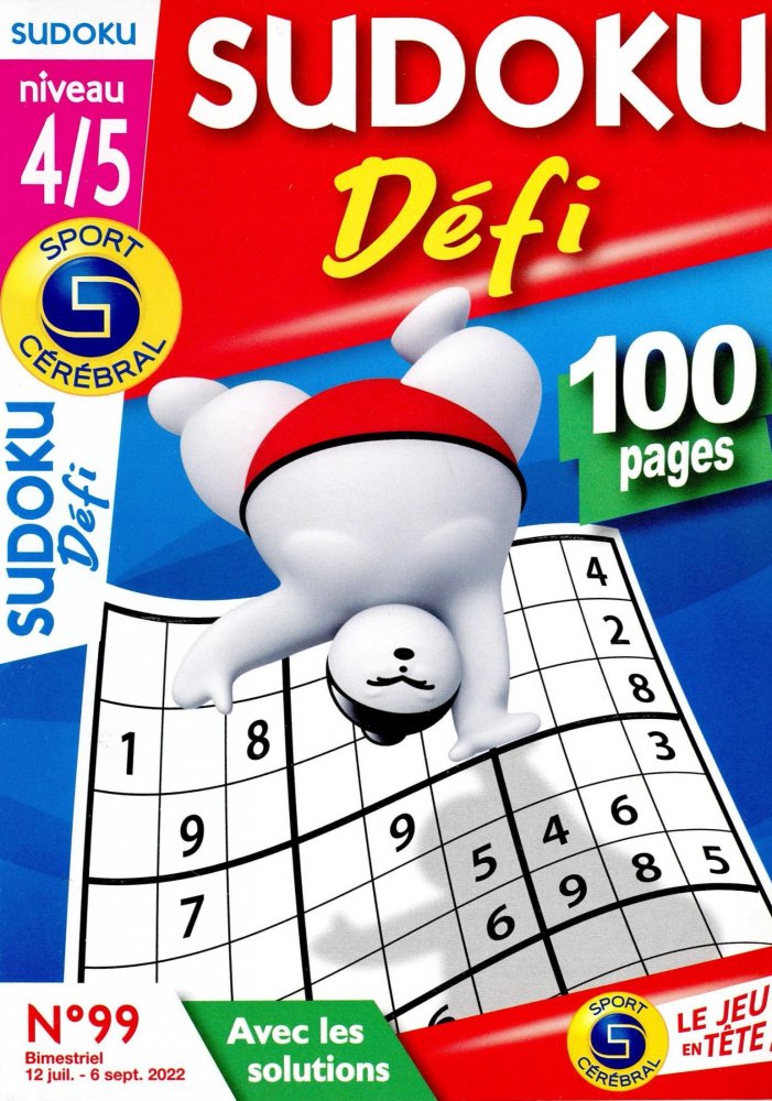Numéro 99 magazine SC Sudoku Défi Niv 4/5