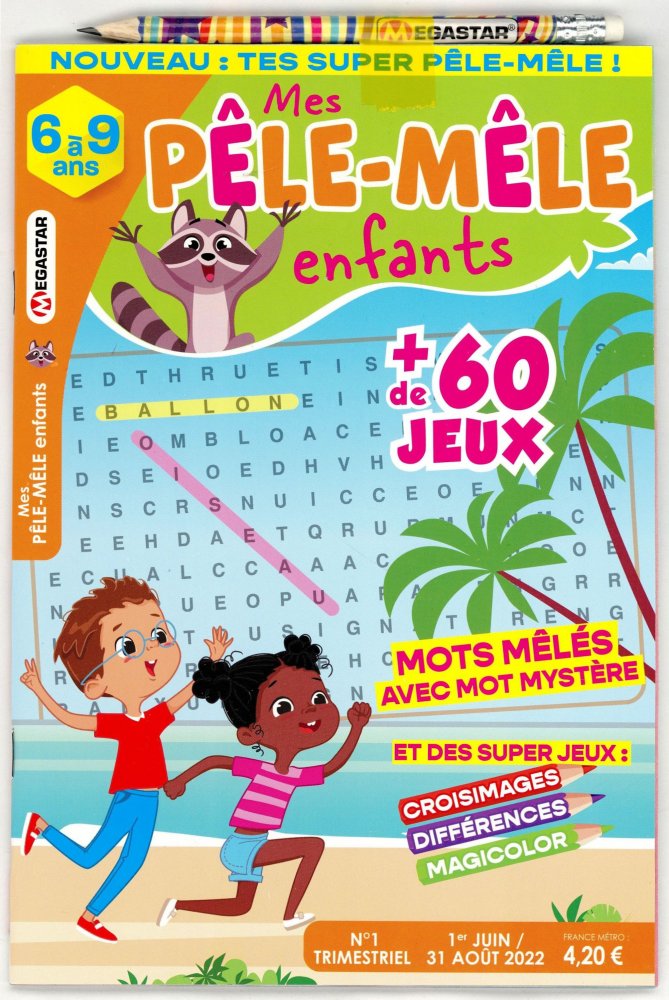 Numéro 1 magazine MG Mes Pêle-Mêle Enfants  6 à 9 ans