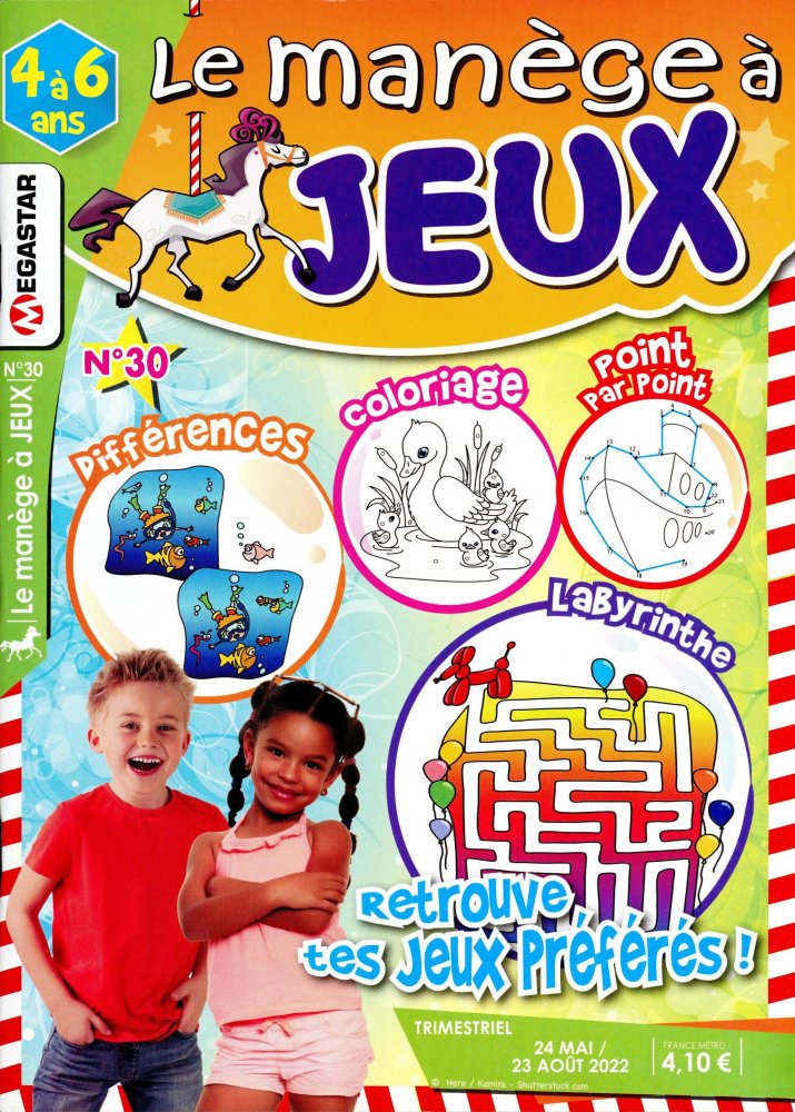 Numéro 30 magazine MG Le Manège à Jeux 4 à 6 ans