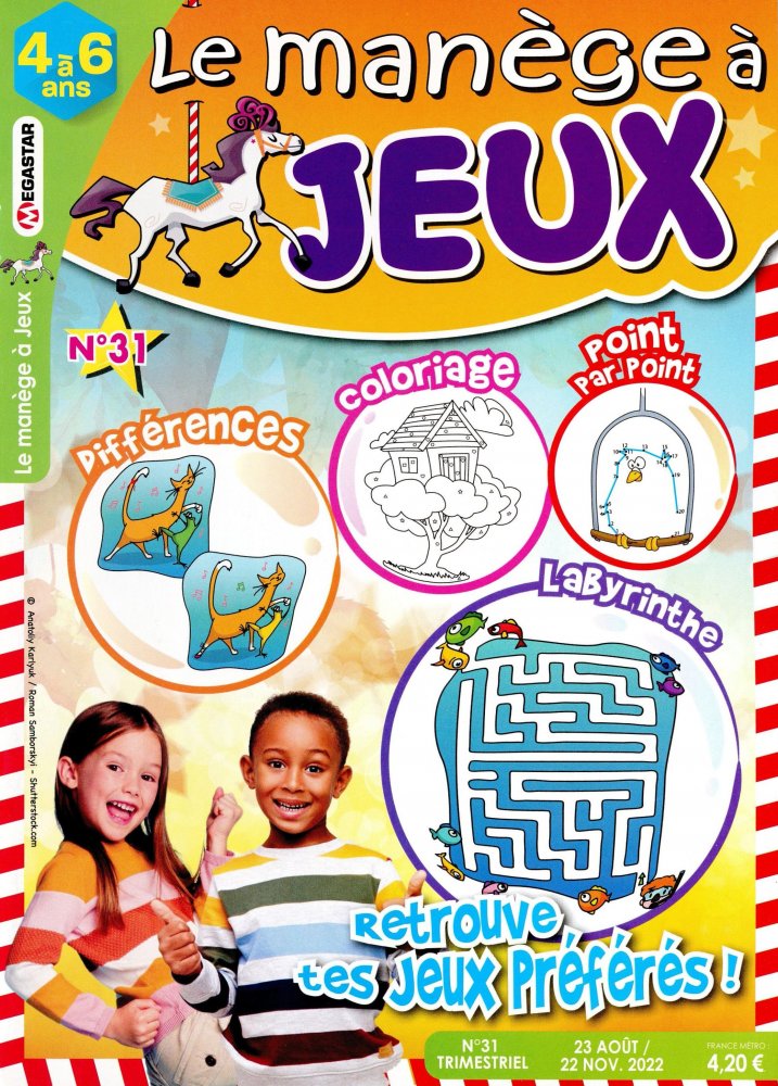 Numéro 31 magazine MG Le Manège à Jeux 4 à 6 ans
