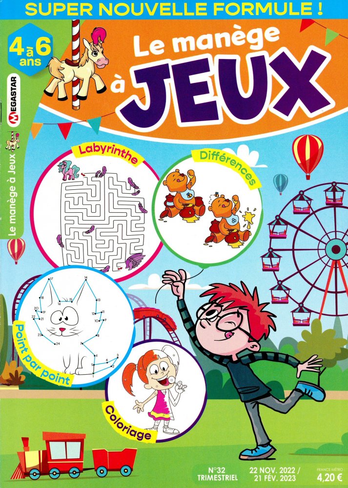 Numéro 32 magazine MG Le Manège à Jeux 4 à 6 ans