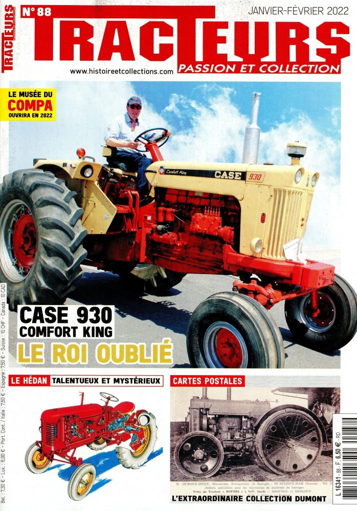 Numéro 88 magazine Tracteurs Passion & Collection